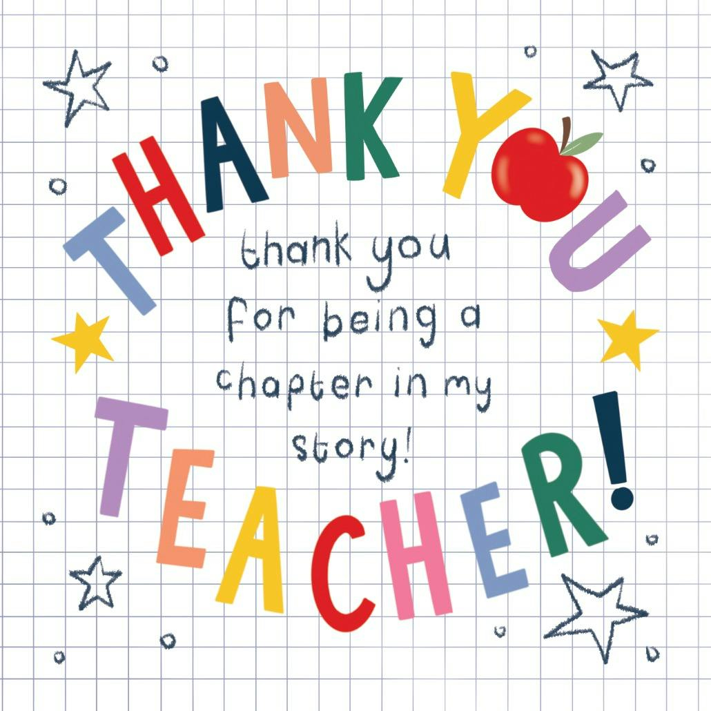 Printable & Digital Teachers Thank you cards (Free) Greetings Island Printable & Digital Teachers Thank you cards (Free) Greetings Island